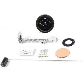 Resim Lemestar 12v Otomobil Yakıt Seviyesi Göstergesi Plastik Kasa Beyaz Işık 240-33ohm 52mm Yedek Parça 