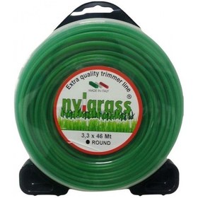 Resim Nylgrass Yeşil Yuvarlak Tırpan Misinası 3.3 Mm 46 Mt 