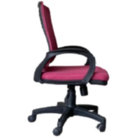 Resim ÜNAL OFFİCE FURNİTURE & DESİNG Çalışma Sandalyesi Fileli Şef Ofis Çalışma Koltuğu, Bilgisayar Koltuğu Pembe 