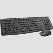 Resim Logitech MK235 USB Kablosuz Türkçe Klavye Mouse Seti - Antrasit Gri 