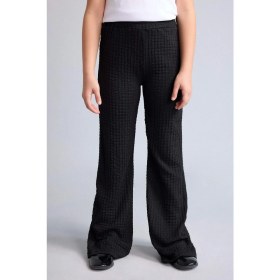 Resim DeFacto Flare Fit Krinkıl Kumaş Geniş Paça Pantolon Kız Çocuk H7074A826SM 