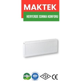 Resim MAKTEK Panel Radyatör Tip 22 Pkkp 30X70 300X700 ( Kalorifer Petek ) 1 Adet 