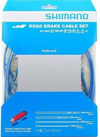 Resim Shimano Dura-ace 9000 Fren Kablo Seti Mavi 