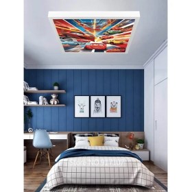 Resim Şimşek Mcqueen Avize, 60X60 Çocuk Odası AVIZE,60WATT, Yapay Zeka Tasarım Avize, Mcqueen Istanbul 