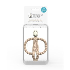Resim Matchstick Monkey Silikon Diş Kaşıyıcı Gigi Giraffe 