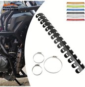 Resim Cordial Blue Motorcycle Egzoz Koruyucu Susturucu Boru Kapağı Isı Kalkanı Yamaha Yz125 Yz250 Yz426f Yz450f Honda Crf 450x 250lx Aksesuar 