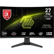 Resim Msı 27" Mag 276CF E20 1920X1080 (Fhd) 16:9 Curve 1500R Rapıd Va 200HZ 0.5ms Freesync Premıum Gamıng Monıtor 