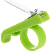 Resim Flybuy Yeşil Yenidoğan Bebek Tırnak Makası Pratik Kesimli Güvenli Kavrama El Ve Ayak Mh 