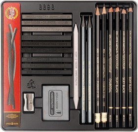 Resim Koh-i Noor Set For Sketching 23 Pcs 8898 Koh-i-Noor