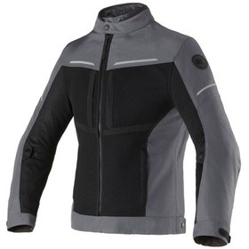 Resim Clover Netstyle-3 Wp Korumalı Motosiklet Montu Siyah Gri Kırmızı 