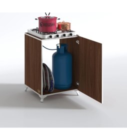 Resim Kenzlife ocak dolabı hoşseda cvz 85*60*56 hazır mutfak klasik set üstü ocak için arkalıksız 