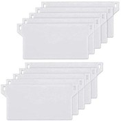 Resim 10'lu Paket Perde Ağırlığı Plakası Dikey Perde Perde Dikey Slat 127 Mm Beyaz Yedek Parçalar 