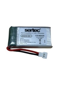 Resim Sertec 852540 3.7v 650mah 20c Beyaz Soket Drone Bataryası 