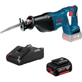 Resim Gsa 18V-LI Akülü Panter Testere (18 Volt, 1 x 4,0 Ah Akü, Şarj Cihazı, Ahşapta Kesme Derinliği: 250 Mm, 2.700 Strok/dk, Karton Kutuda) 