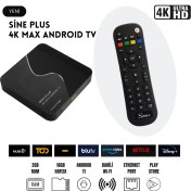 Resim Sine Plus 4K Max 16GB Android Tv Box 