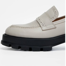 Resim Tamer Tanca Kadın Hakiki Deri Vizon Loafer Ayakkabı 775 4110 Bn Ayk Sk23/24 Vızon Dr Vizon 