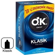 Resim Okey Klasik Prezervatif 20'li Ekonomik Paket 