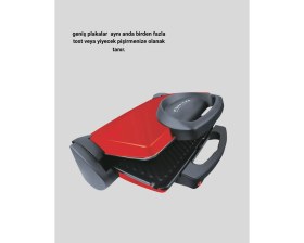 Resim Similar Tost Makinesi Geniş Kapasiteli Çıkarılabilir Plaka Üç Kademeli Isı Ayarlı 