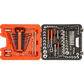 Resim Bahco S138 Lokma ve Anahtar Seti 1/4" 3/8" 1/2" 138 Parça 