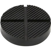 Resim Moveevo Araç Rayı Korumak İçin Kauçuk Destek Bloku - Yükü Emici, Dayanıklı, Siyah 125mm Çap, 27mm Kalınlık 