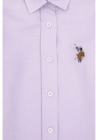 Resim U.S. Polo Assn. Kız Çocuk Lila Uzun Kollu Basic Gömlek 50317629-VR245 