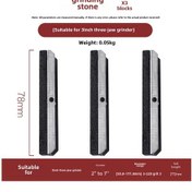 Resim Ranyeek Üç Tırnaklı Motor Silindir Güdümlü Taş Zımpara Aleti - 3 İnç Taşlı İç Çap Gritleme Ve Parlatma Aracı 