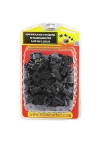 Resim 1-4'' Somunlu Çap 25 Kelebek Elcik Siyah 