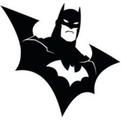 Resim habune Batman Sticker 10 X 9 Cm 