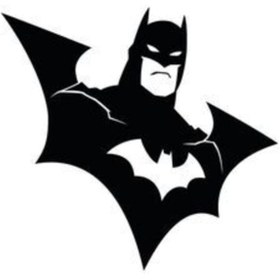 Resim habune Batman Sticker 10 X 9 Cm 