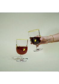 Resim Linda 2'li Cam Kadeh Şeffaf 