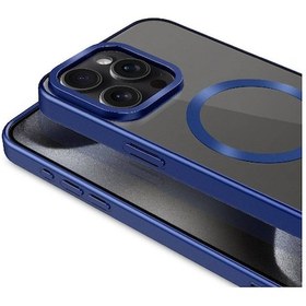 Resim İphone Uyumlu 15 Pro Uyumlu Mat Tasarımlı Magsafe Wireless Şarj Özellikli Zore Mat Setro Uyumlu Kılıf-siyah Siyah 