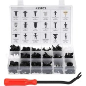 Resim Quartz Realm Plastik Bağlantı Elemanları Kiti, Araba Tutucu Klipsler ve Plastik Bağlantı Elemanları Kiti Klipsli Otomatik Bağlantı Elemanı Klipsleri 415PCS (Yurt Dışından) 