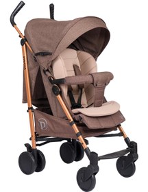 Resim Prava Baston Bebek Arabası - Kahverengi - Gold-Kahverengi / Standart 
