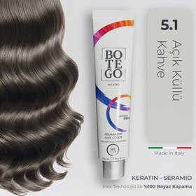 Resim Profesyonel Krem Saç Boyası - 5.1 Açık Küllü Kahve 100 ml 