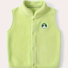 Resim Önü Açık Kolsuz Yelek - Yumuşak Turuncu Yelek, Kolay Giyim, Hafif Katmanlı Ceket, Sonbahar Kış İlkbahar, Günlük ve Özel Günler, Yaka Yaka, Rahat Kesim, Unisex, Ebeveynler İçin, Dış Giyim, Günlük Kullanım, Dayanıklı Dikiş, Kreş Kıyafetleri 