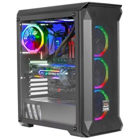 Resim Green Z5 Surena Argb Gaming Bilgisayar Kasası 4 120mm Fan + Kumanda 600w 80+ Bronze Psu Dahil + Mouse 