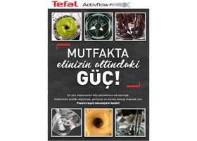 Resim Tefal 1000W Güçlü Motorlu 4 Bıçaklı Mutfak Robotu Çok Amaçlı Set ile Hızlı ve Pratik Kullanım 