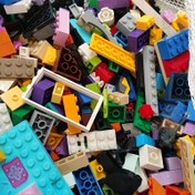 Resim 1000 Adet Küçük Yapı Blokları, DIY Montaj Oyuncak Yığma Tuğlaları, Şükran Günü, Cadılar Bayramı ve Noel Hediyesi Erkek ve Kız Çocukları İçin, Rastgele Renkler ve Şekiller 