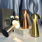Resim USB ile çalışan metal dokunuşlu üç renkli yatak odası masa atmosferi gece lambası, oturma odası ve çeşitli oda tipleri için doğum günü Çin Sevgililer Günü hediyesi 