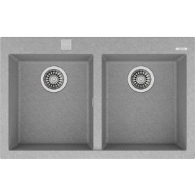 Resim Teka Forsquare 790 Stone Grey Granit Eviye 