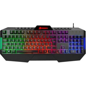 Resim GameBooster G59K Frontier Rainbow Aydınlatmalı Membrane Oyun Klavyesi (GB-G59K) 
