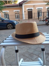 Resim Salarticaret Unisex Fötr Şapka Paper Kumaş Bej Rengi Bej 