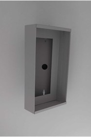 Resim Acil Pano Yeni Açılı Diafon 14x25x10,5 Zil Paneli, Metal Yön Çevirme Ve Koruma Kutusu Bej 