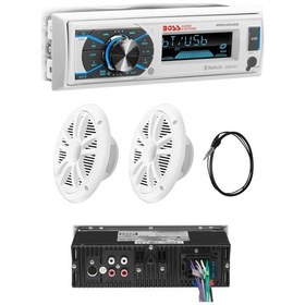 Resim Boss Audio Systems Mck632Wb.6 Usb, Aux Girişli Bluetoothlu Hoparlörlü Marin Teyp Seti 