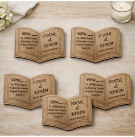 Resim Defter Temalı Magnet Kişiye Özel 25 Adettir No 10004 