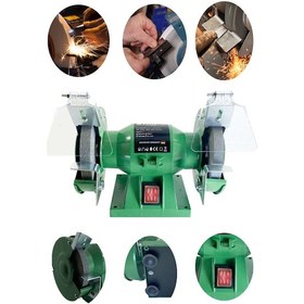 Resim Staxx Bakır Motor Balta Bıçak Bileme Taşlama Çark Motoru 150Mm 