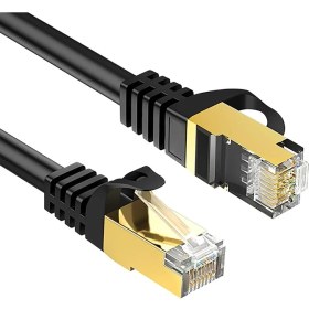 Resim Ata Elektronik - 10 metre >>Cat7 Ethernet Rj45 600mhz 10 Gbps Modem Internet Kablosu 10 M 