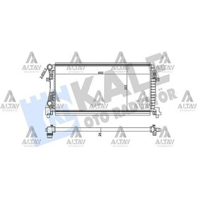 Resim Radyatör Su Golf7 / A3 / Leon 13 Cjza-cjzb-clhb-crkb-crka 1.2 Tsı-1.6 Tdı Mekanik 5q0121251eb 