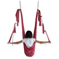 Resim Naturecamp Nana Aerial Fly Antigravity Profesyonel Swing Gül Kurusu Yoga Hamak Seti 