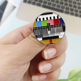 Resim Hainan Shenda Karikatür Televizyon Rozet - Çok Renkli (Yurt Dışından) 